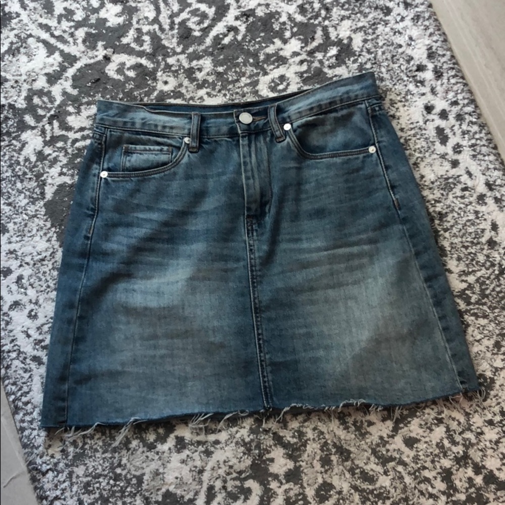 Like new BLANKNYC distressed jean miniskirt